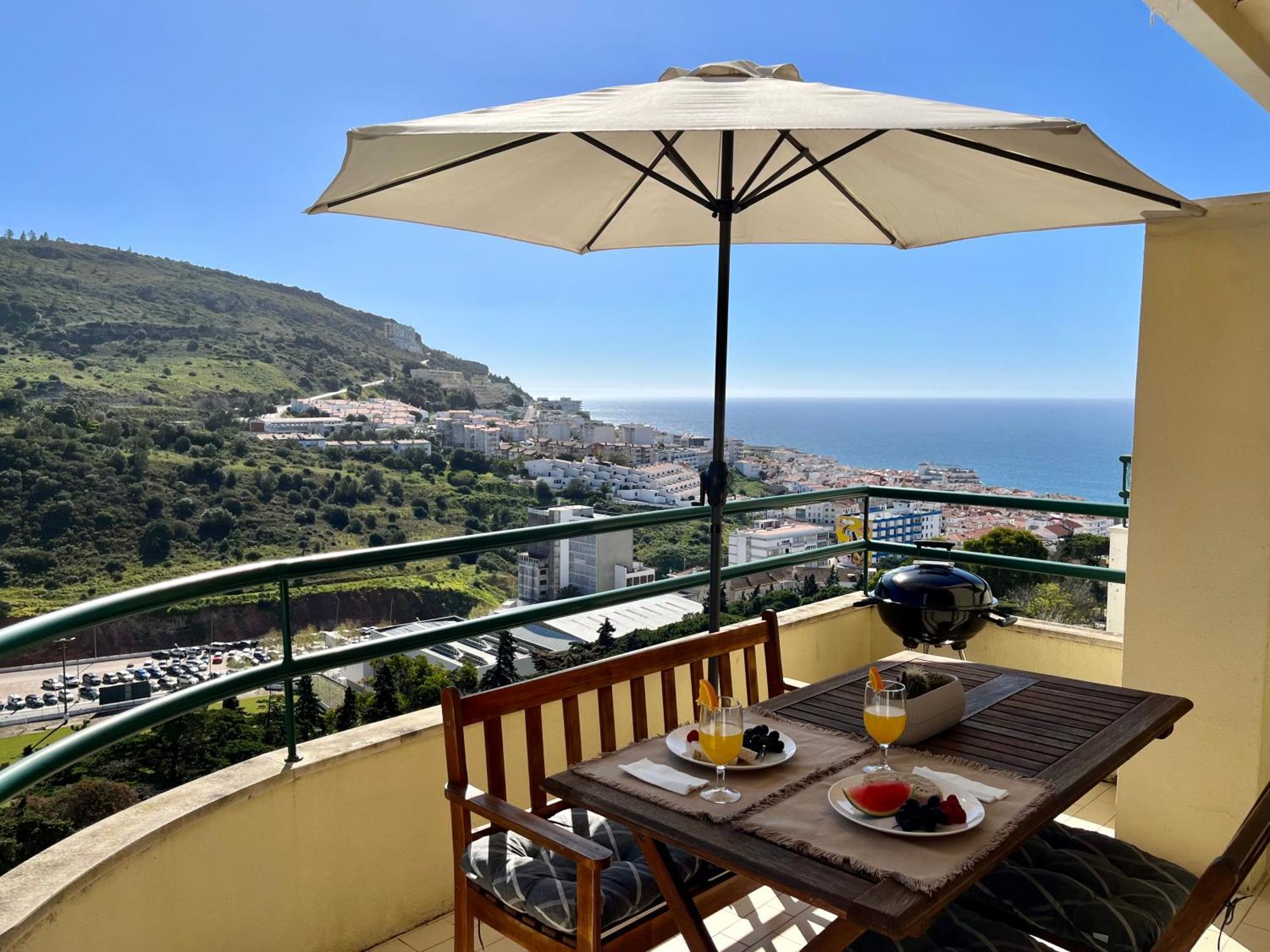 Casa Do Mar - Sea View - Wifi - Barbecue Lejlighed Sesimbra Eksteriør billede