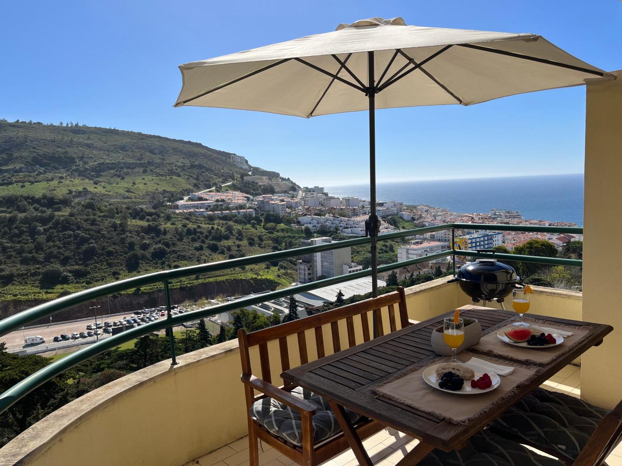 Casa Do Mar - Sea View - Wifi - Barbecue Lejlighed Sesimbra Eksteriør billede
